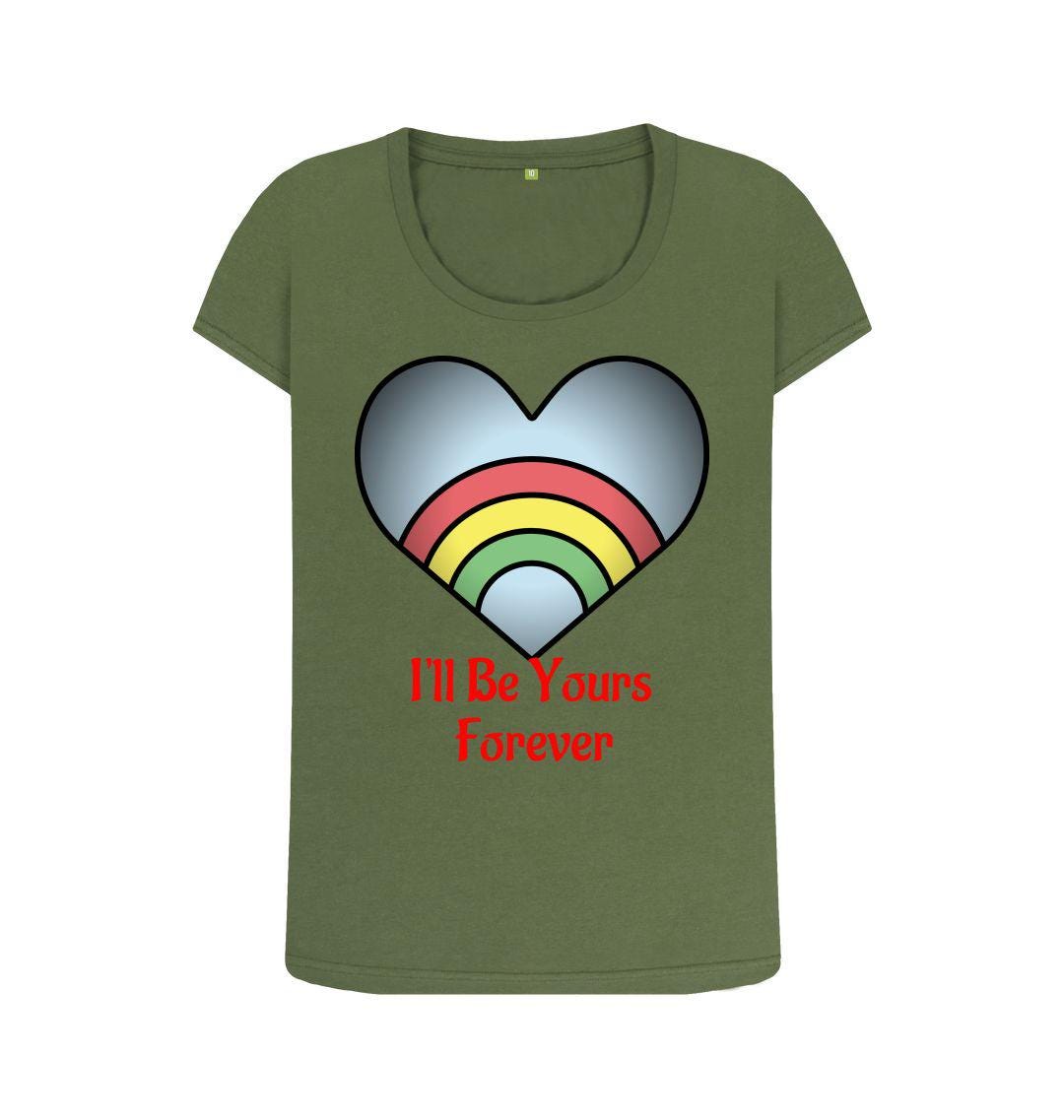 Valentines Collection Chic Planet By Kat Wells Women's Scoop Neck Tee