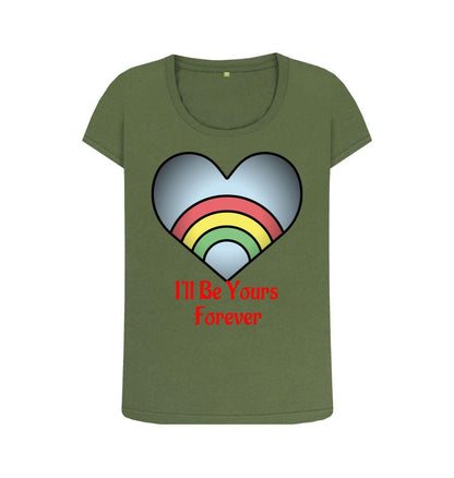 Valentines Collection Chic Planet By Kat Wells Women's Scoop Neck Tee