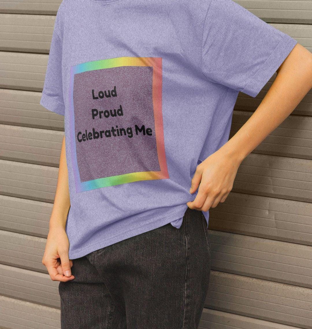 Loud. Proud. Celebrating Me. Tee – Pride X Birthday Edition