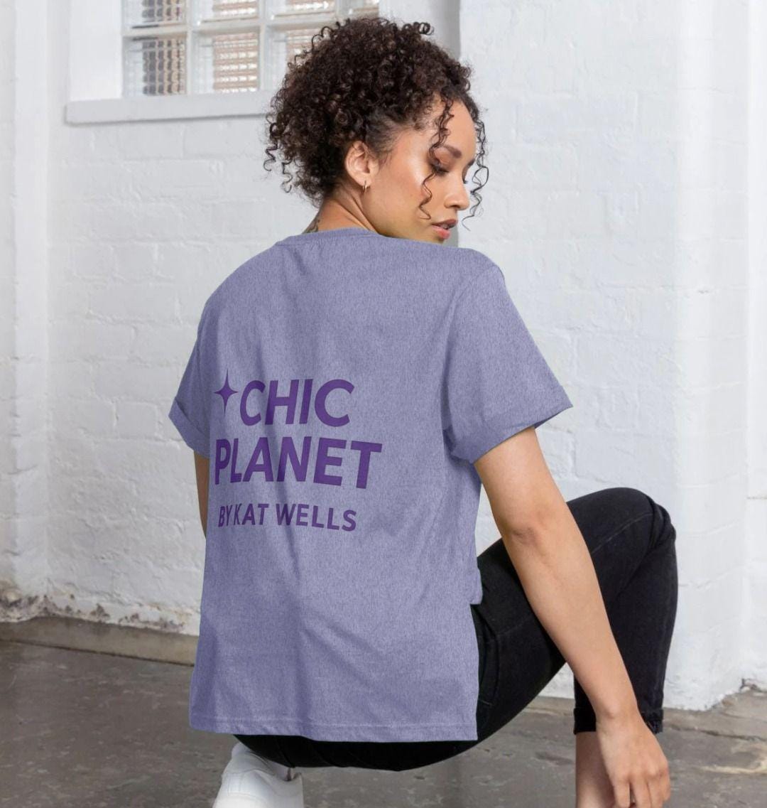 Kiss The Beat Tee – Festival Edit (lavender Crop)