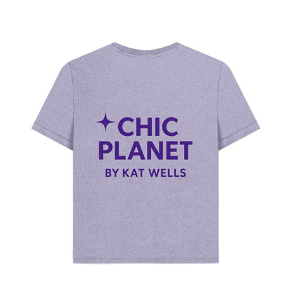 Kiss The Beat Tee – Festival Edit (lavender Crop)